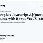 Complete Javascript & jQuery Course with Bonus Vue JS Intro
