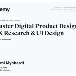Master Digital Product Design: UX Research & UI Design
