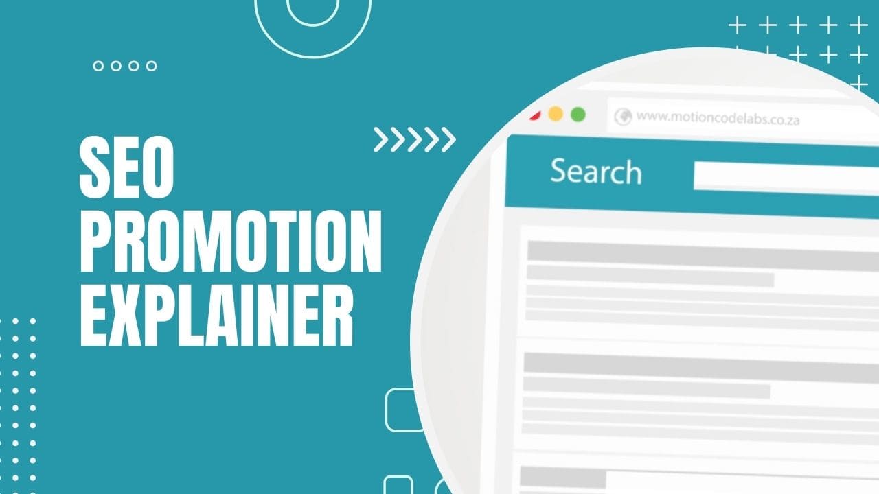 SEO promotion explainer