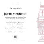 Harvard CS50 JavaScript and Python