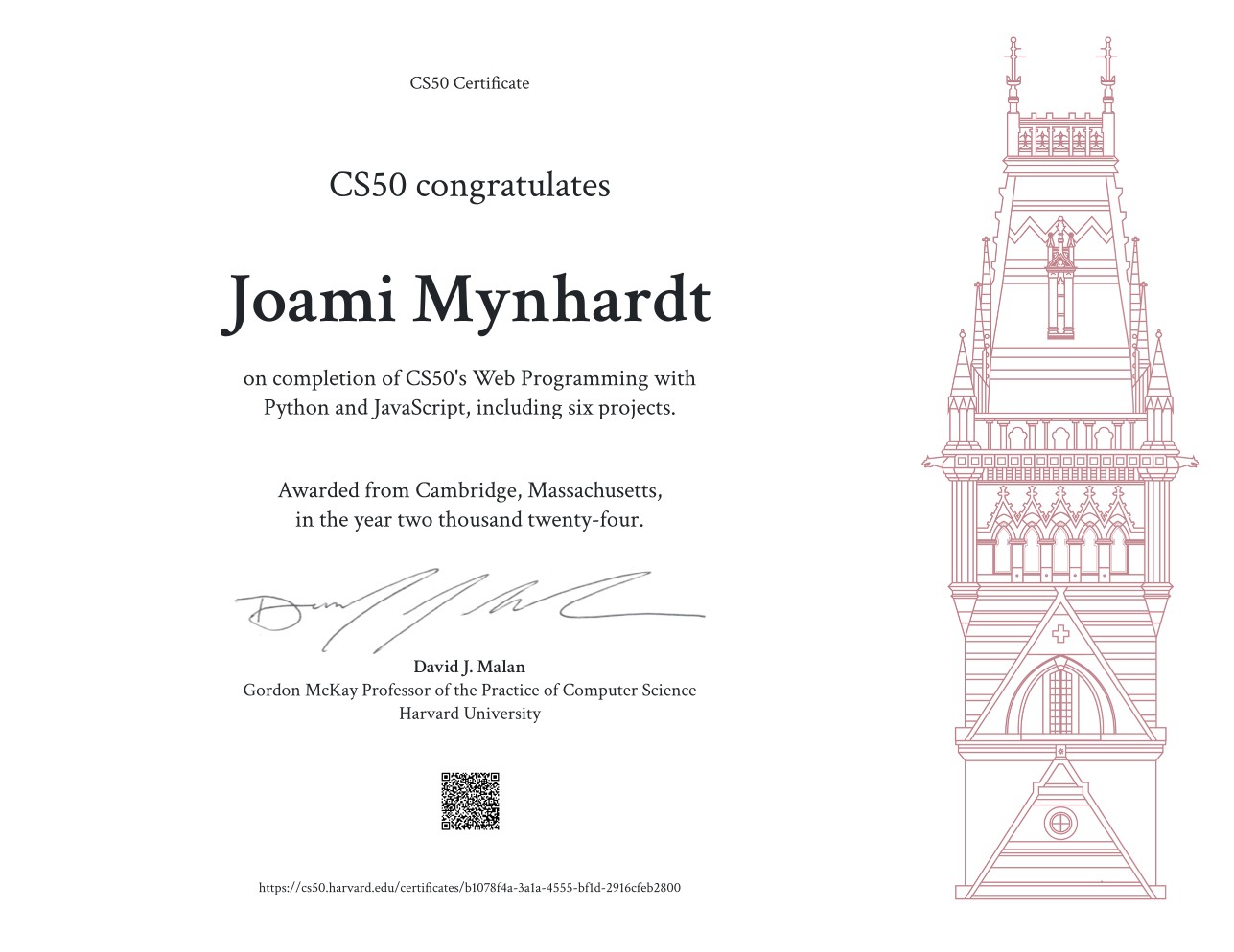 Harvard CS50 JavaScript and Python